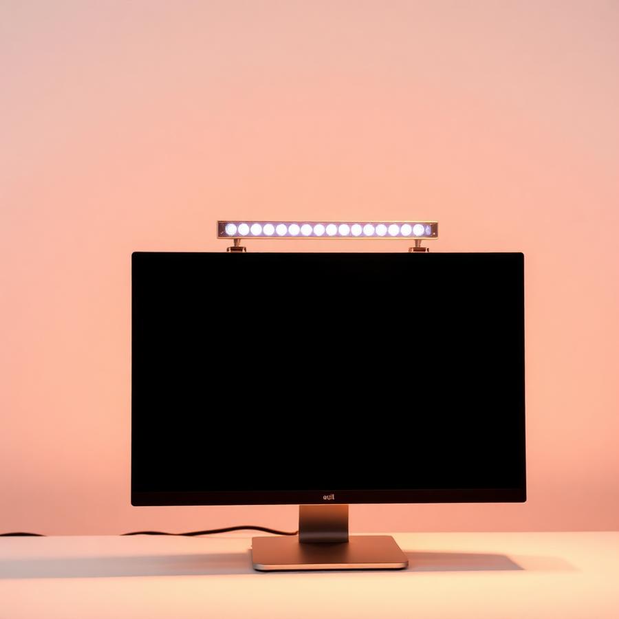 Curved Monitor Light Bar with RGB Backlight by Quntis