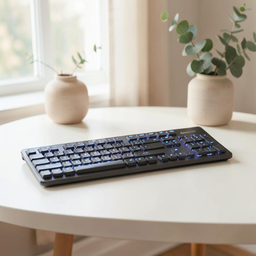 Illuminated Wireless Keyboard with Bluetooth by Logitech